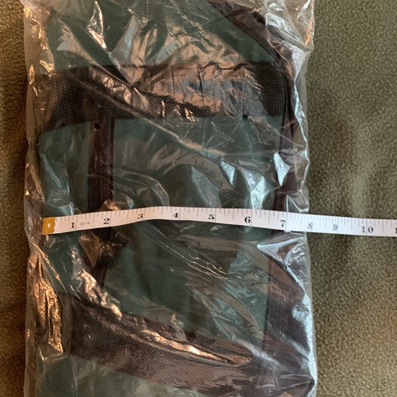 NIP Dalit 14” small duffel bag. Dark green. 14” x 8” x 9” - Picture 7 of 7